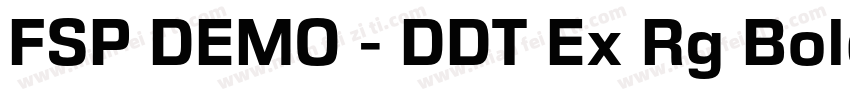 FSP DEMO - DDT Ex Rg Bold字体转换